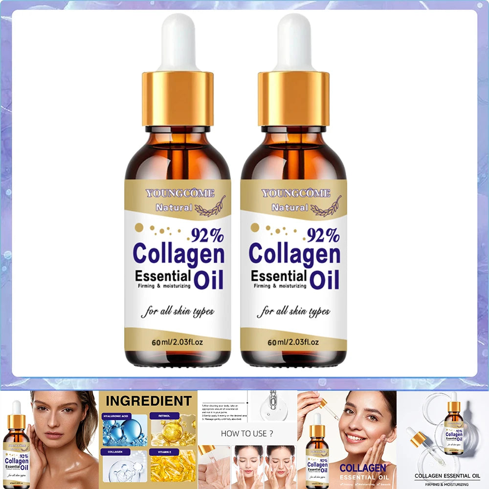 Collagen Peptide Serum For Anti Aging Facial Brightening Reduces Fine Lines And Wrinkles Heals Skin For Mature Skin