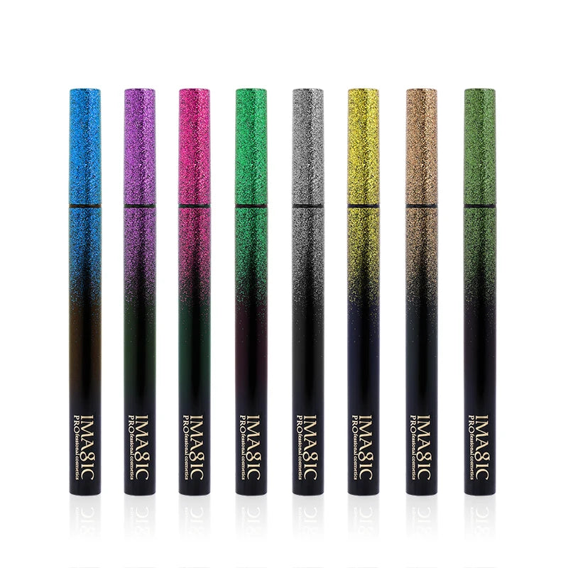 IMAGIC 8 Color Glitter Eyeliner Set Long Lasting Eye Makeup Waterproof Eyeliner Highly Pigmented EY-360