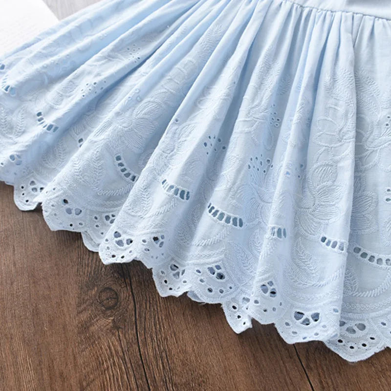 Bear Leader Girls Elegant Dresses 2026 New Summer Kids Party Costumes Girl Floral Princess Outfits Children Vestidos Clothing