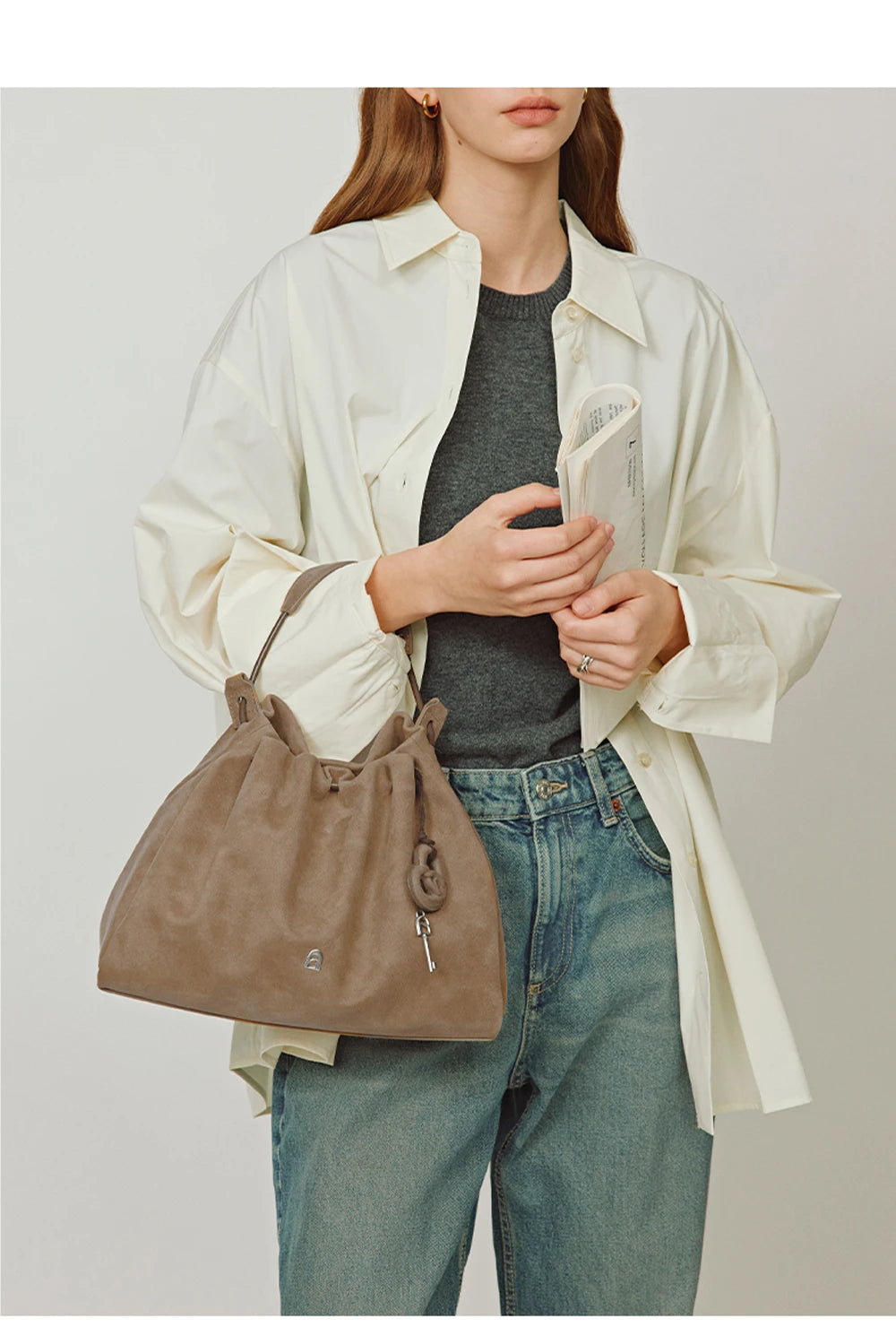 LA FESTIN Original Brand Women's Bag 2025 New Fashion Leather Shoulder Bag Lady Handbag Large Capacity Bag Crossbody Bag