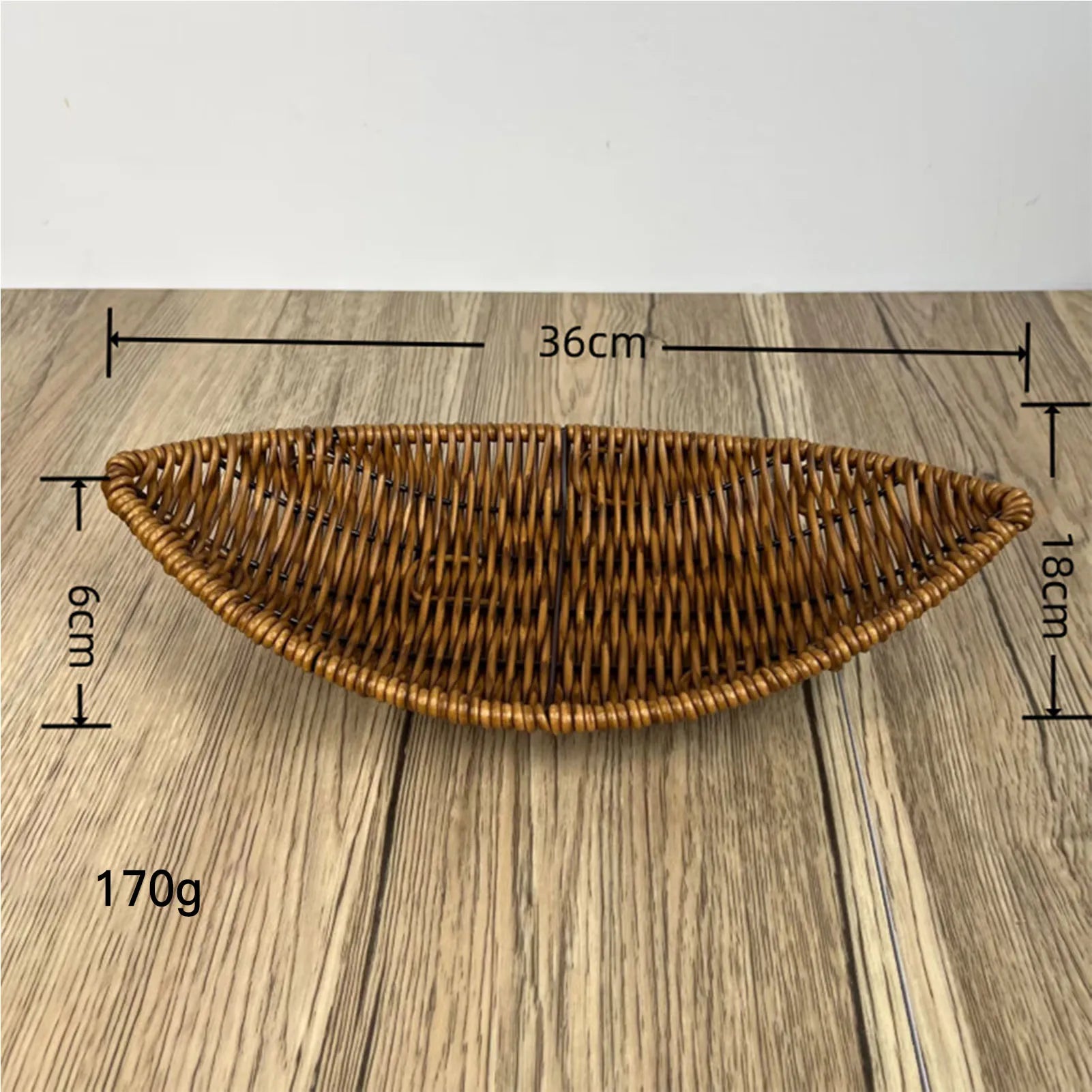 Leaf Shape Bread Display Fruit Dish Baskets Leaf Rattan Weaving Basket Serving Storage Bowls for Family Friend Neighbor Gift
