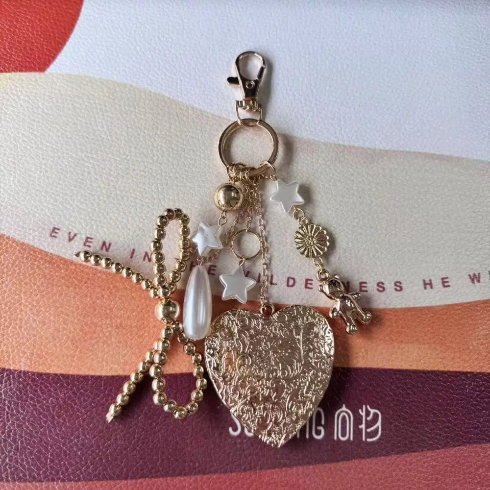 Stylish Lanyard Letter Beaded Keychain Beaded Star Turkish Evil Eye Pendant Aesthetic Charm Tassel Key Chain Girls Gifts