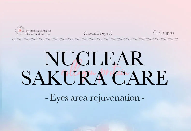 SADOER Sakura Eye Cream for Dark Circles and Wrinkles - Moisturizing