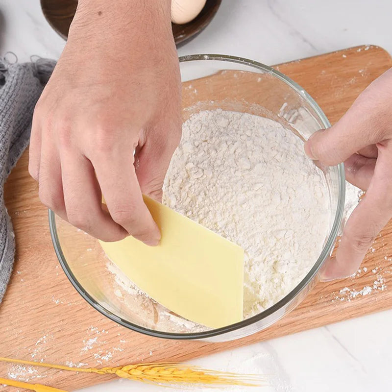 1 espátula de crema, cuchillo de masa, raspador de mantequilla de borde liso, herramienta para hornear - esencial para el hogar y la cocina