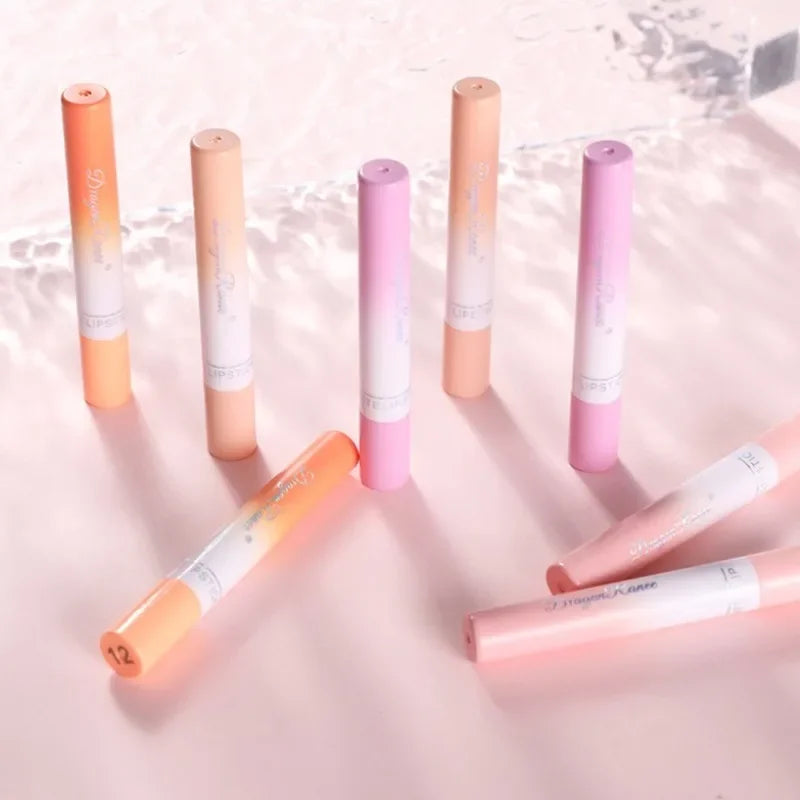 4pcs Lipstick Set Velvet Matte Lip Gloss Waterproof Long Lasting Smoke Lip Stick Sexy Red Lip Tint Charming Lips Makeup