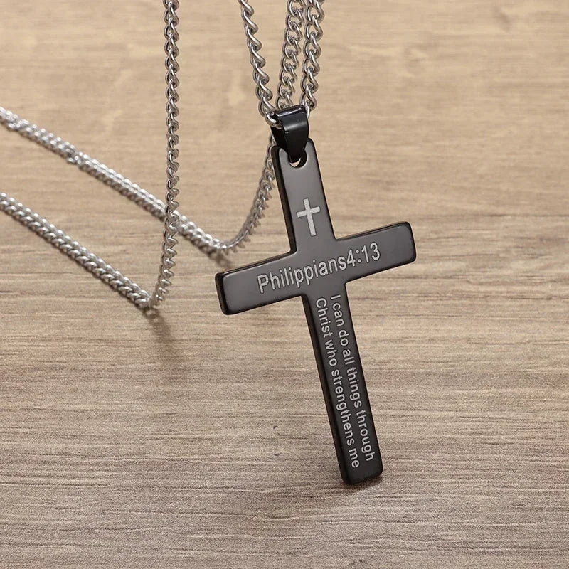 Christian Jesus Portrait Iced Out Necklace Pendant For Men And Women Cross Catholic Amulet Jewelry
