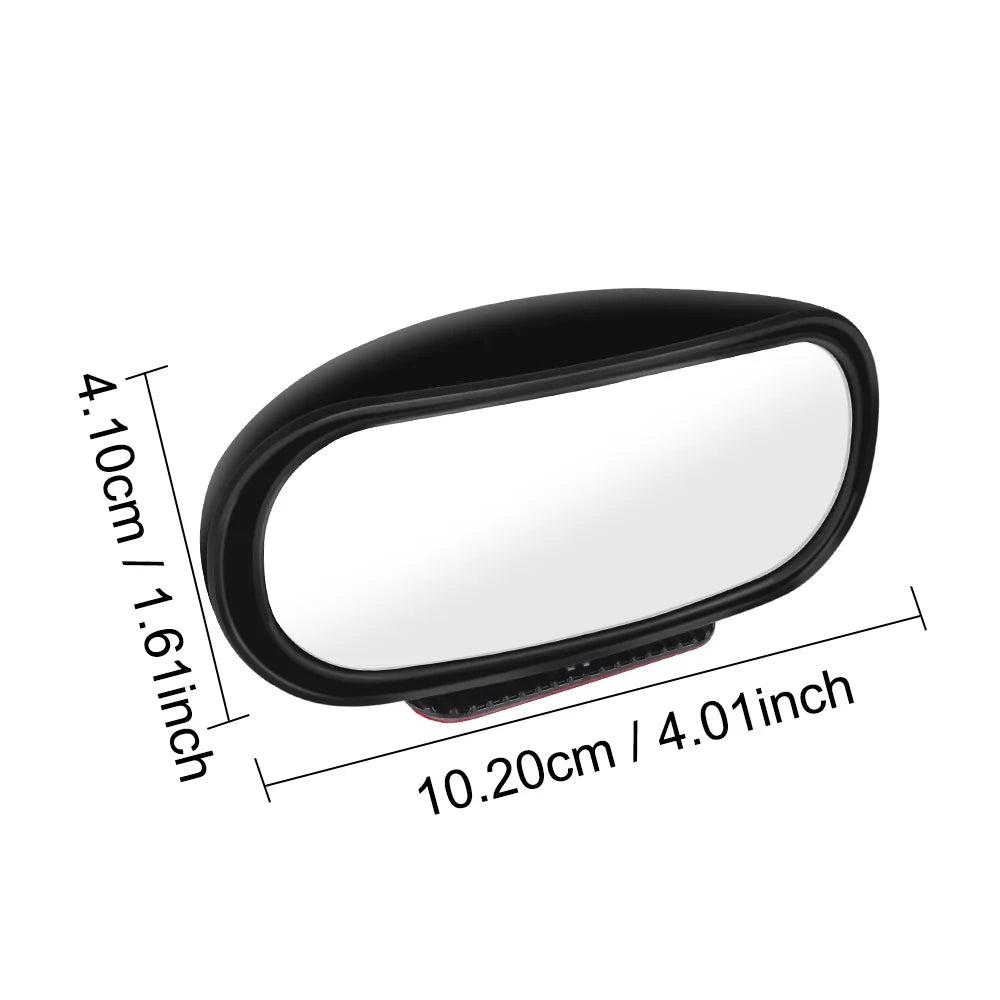 Universal Car Accessories Car Mirror Auxiliary Rear View Mirror Wide Angle Side Rear Mirrors Reverse Blind Spot 360° Adjustable