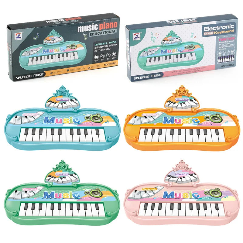 Electronic Piano Toys 13 Key Portable Music Piano Toy Electronic Musical Instrument Toys Multifunctional Kids Music Learning Toy