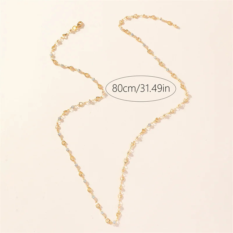 2024 New Luxury Colourful Crystal Zircon Necklace For Women'S Shiny Rhinestone Long Tassel Choker Bohemian Statement Jewelry Gifts