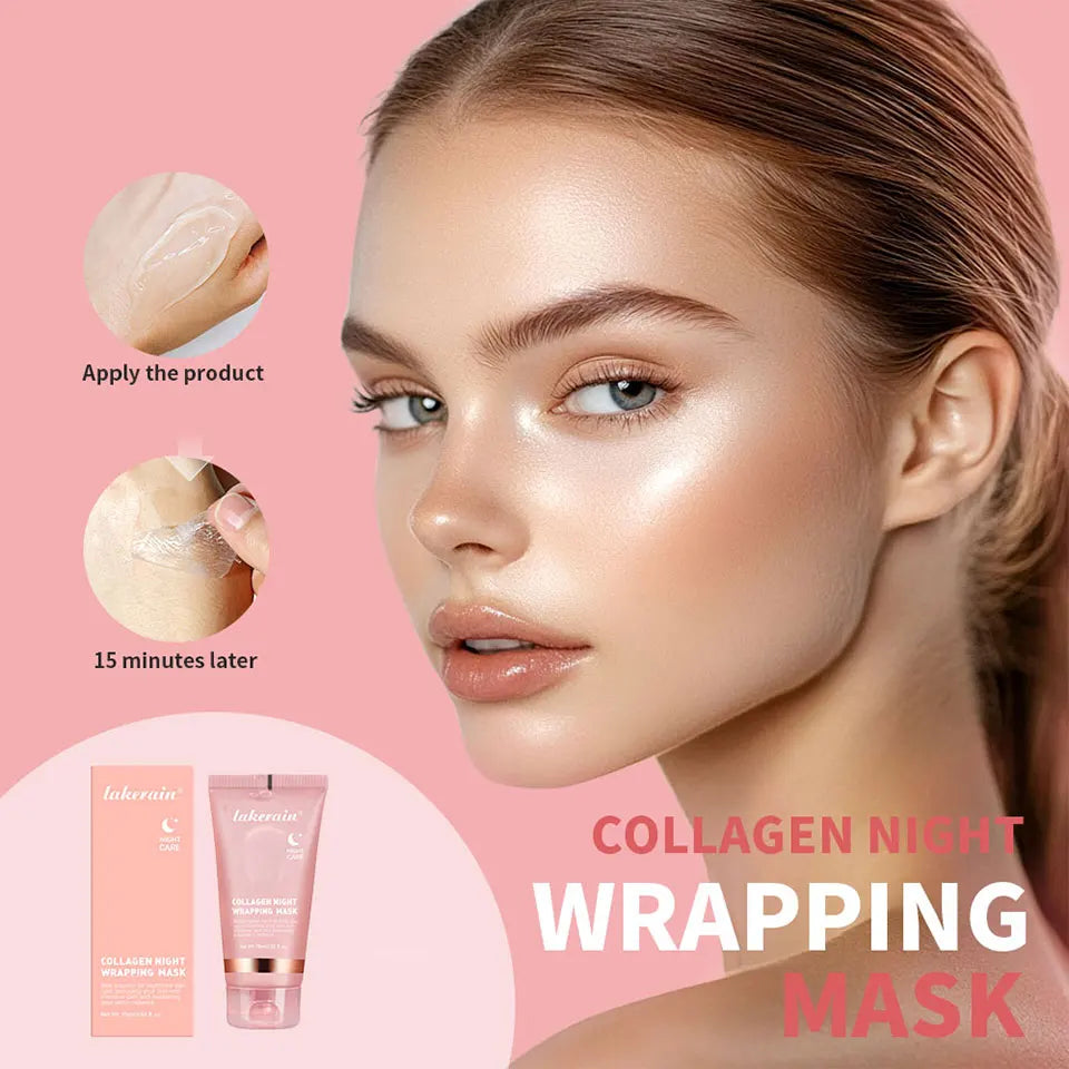 Lakerain Collagen Night Wrapping Peel-Off Mask - 75ml