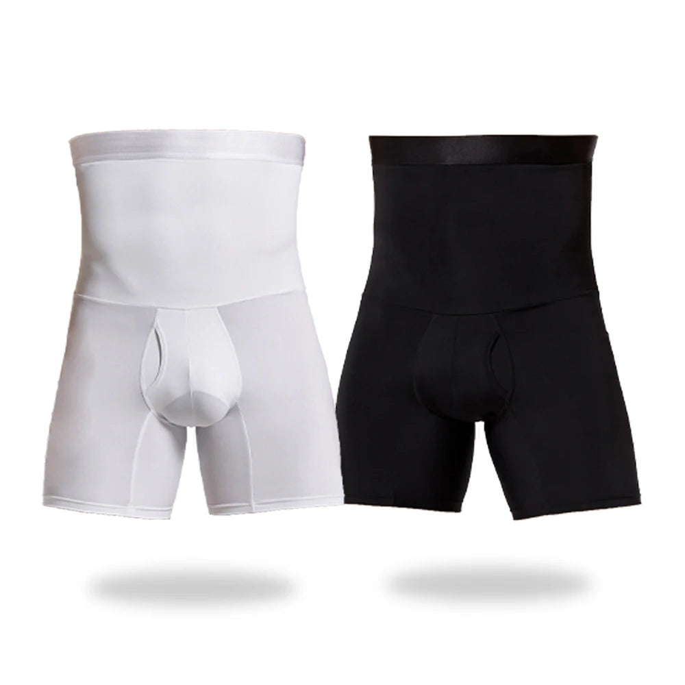 Men Tummy Control Shorts Body Shaper Compression High Waist Trainer Belly Tummy Control Slimming Shapewear Boxer Underwear Fajas