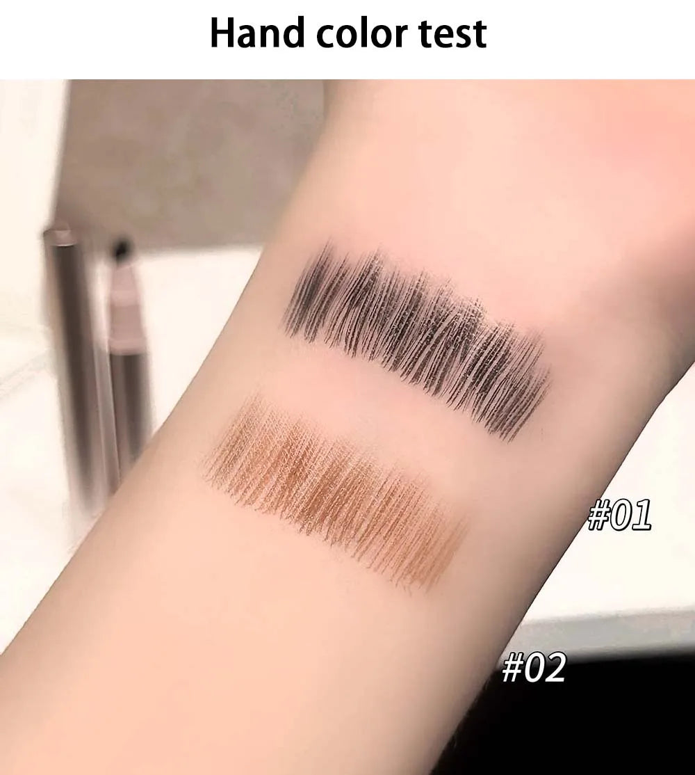 Natural Hair-Like Stroke Liquid Eyebrow & Hairline Pen Multi Forks Outline Wild Eyebrow Easy To Wear Waterproof Makeup Pen