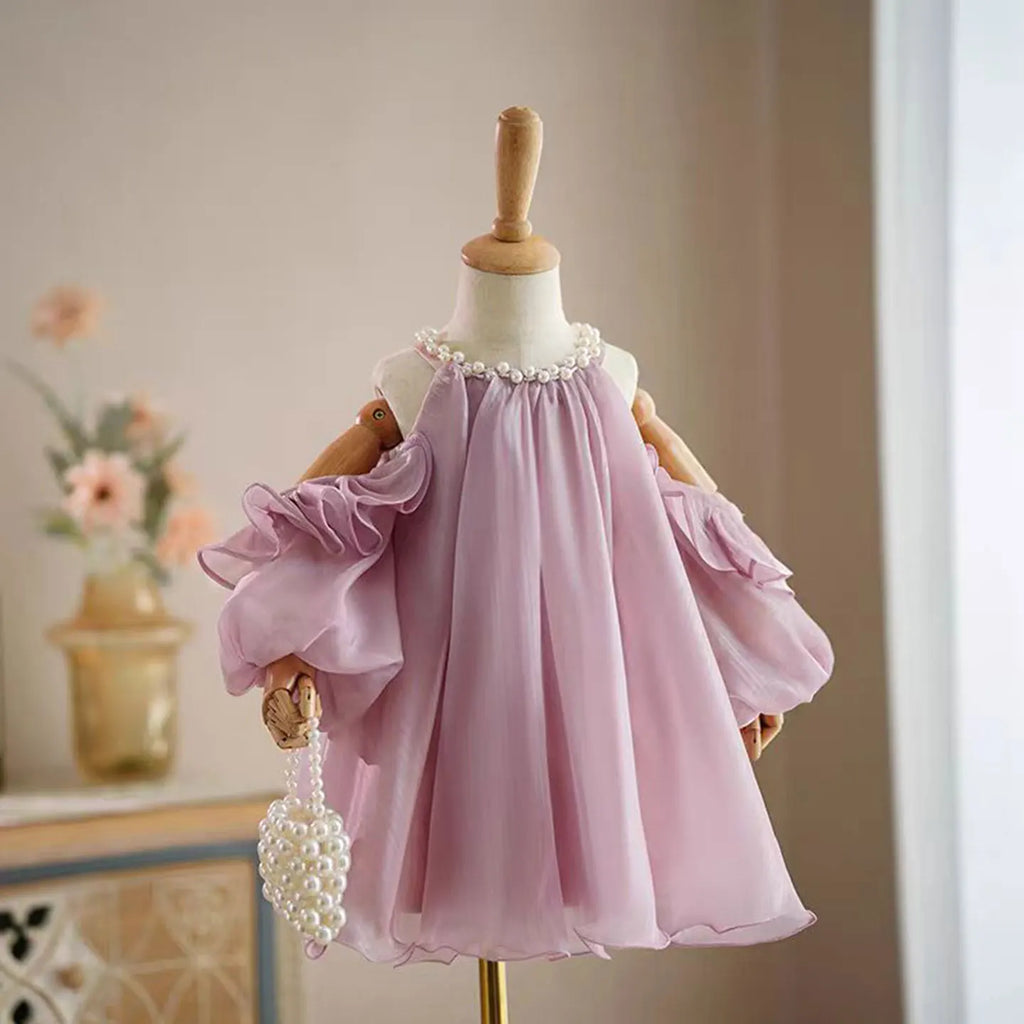 Dreamy Vow J775 Elegant Pink Baby Girl Dress Tulle for Kids Holiday 1st Toddler Wedding  Birthday Evening Party Spring Ball Gown