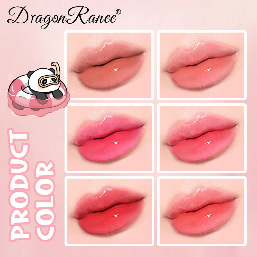 6Pcs/Set Lip Gloss Set Moisturizing and Nourishing Gentle Lipstick Non-Greasy Waterproof Lip Glaze Sweat-Proof Mirror Gloss Lipstick Long-Lasting Lip Glaze Set