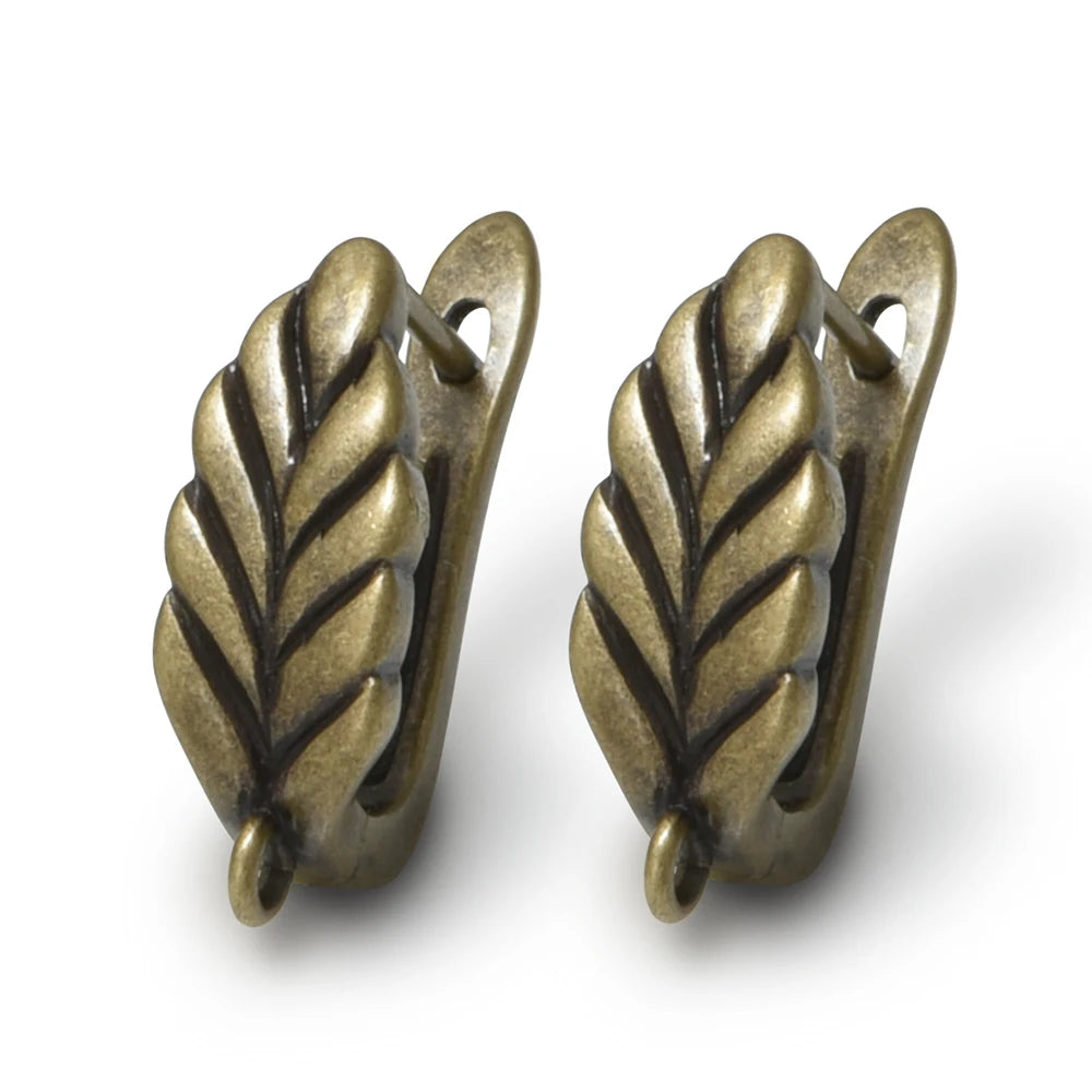 1 Pair New Antique Bronze Earrings Findings For Diy Woman Jewelry Earring Hooks Accessories Handmade Making Supplies