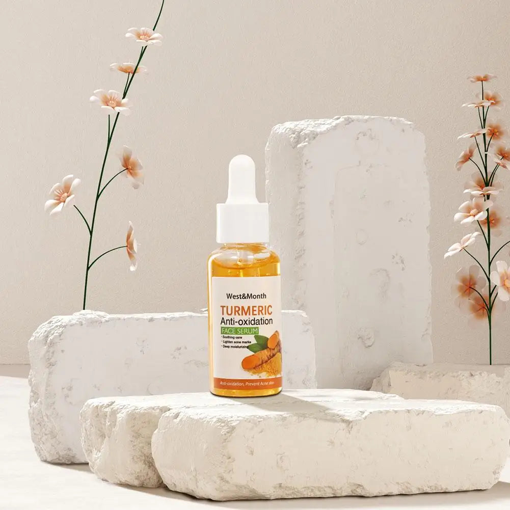 Turmeric Face Whitening Dark Spot Corrector Anti-oxidation Serum Turmeric Dark Spot Corrector Serum Facial Brighten Turmeric Oil