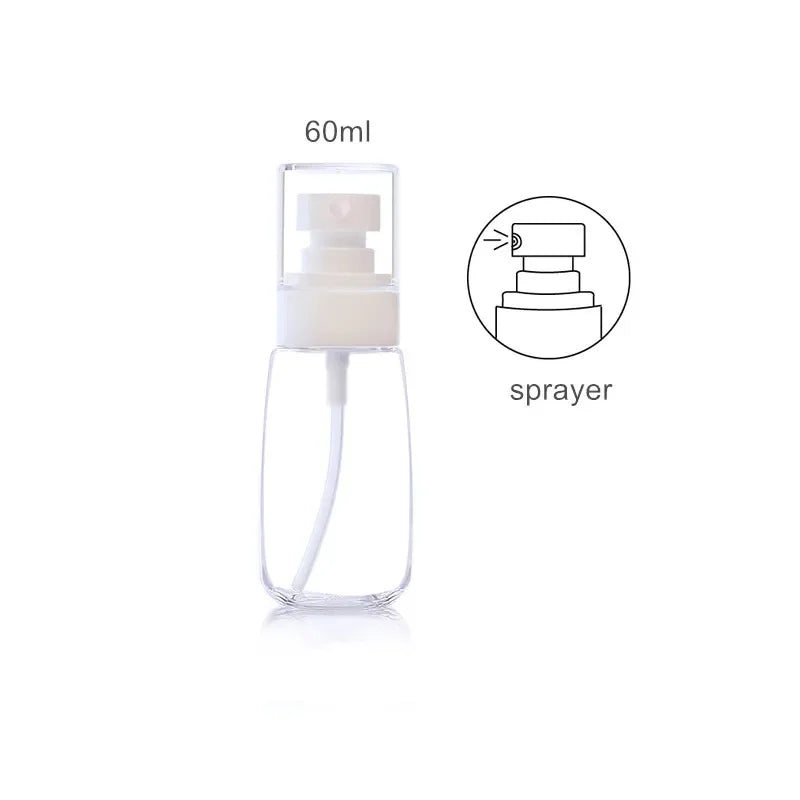 Upg Fine Mist Spray Bottle Set 30ml 60ml 100ml Refillable Travel Bottle With Lotion Pump