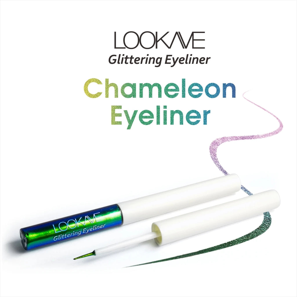 Shiny Chameleon Liquid Eyeliner Waterproof Glitter Long-lasting High Pigment Smudge-proof Pearlescent Eye Liner Makeup Cosmetic