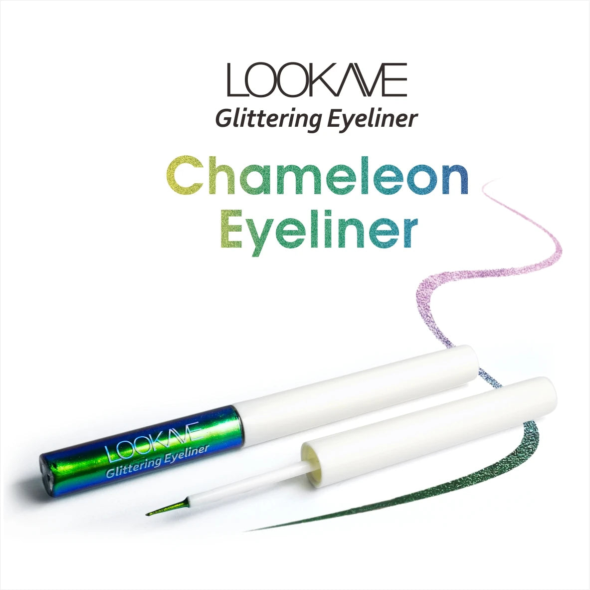 Shiny Chameleon Liquid Eyeliner Waterproof Glitter Long-lasting High Pigment Smudge-proof Pearlescent Eye Liner Makeup Cosmetic