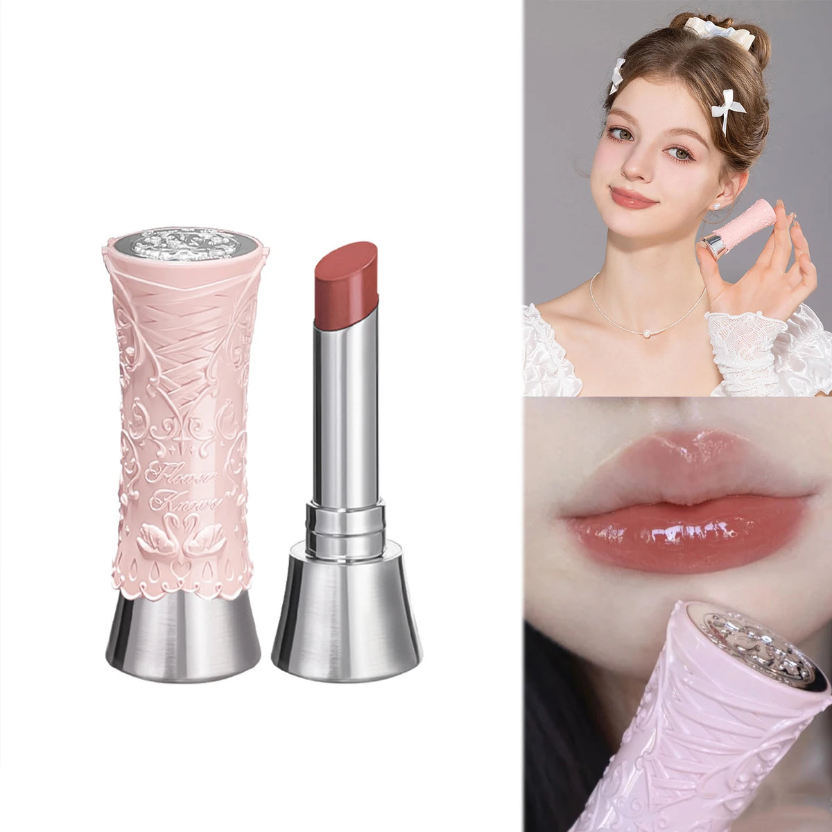 Flower Knows Lip Gloss - Vegan Hydrating Tinted Lip Oil