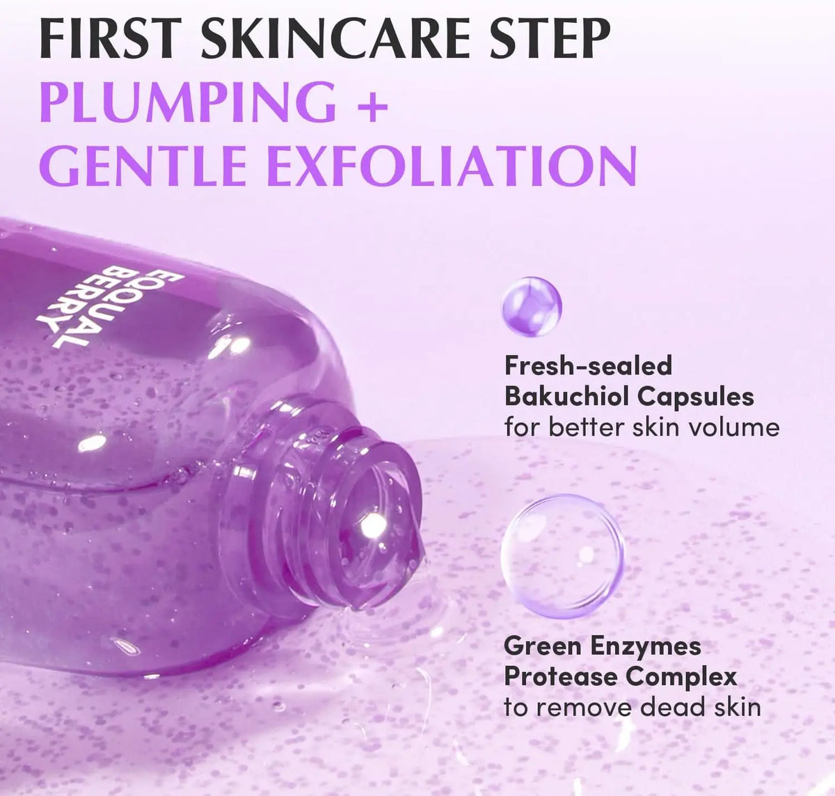 Plumping Capsule Face Toner - 150ml Retinol & Hyaluronic Acid