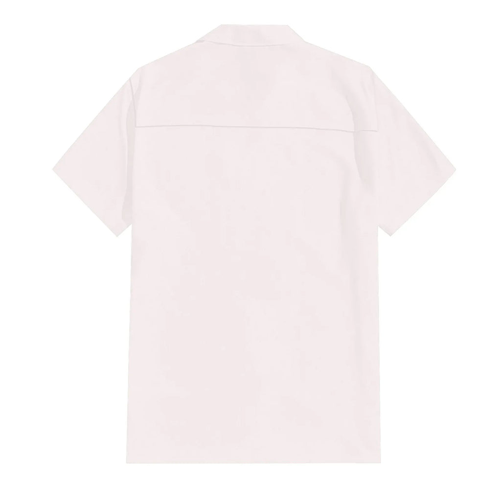 Men'S Short-Sleeved Shirts Cotton Linen Summer Solid Color Turn-Down Collar Quick Drying Casual Beach Style Plus Size Shirts