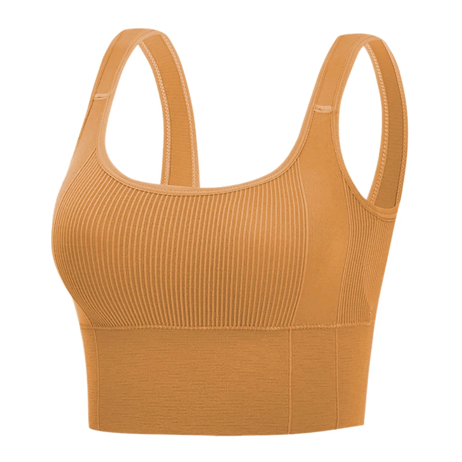 Women Summer Seamless Wireless Fixed Wide Strap Bandeau Tube Top Back Vest Casual Daily Soft Comfortable Underwear Lingerie