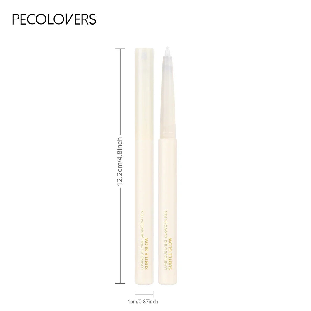 1 pc Smooth Nib Lying Silkworm Pen, Waterproof and Long-Lasting, Multi-Functional Lying Silkworm Pen, Eye Cosmetics