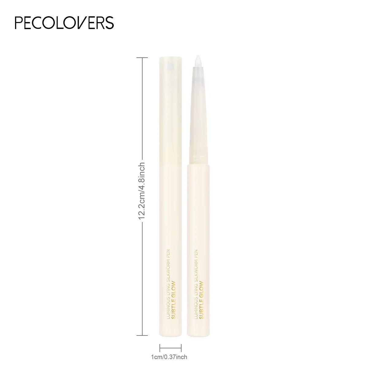 1 pc Smooth Nib Lying Silkworm Pen, Waterproof and Long-Lasting, Multi-Functional Lying Silkworm Pen, Eye Cosmetics