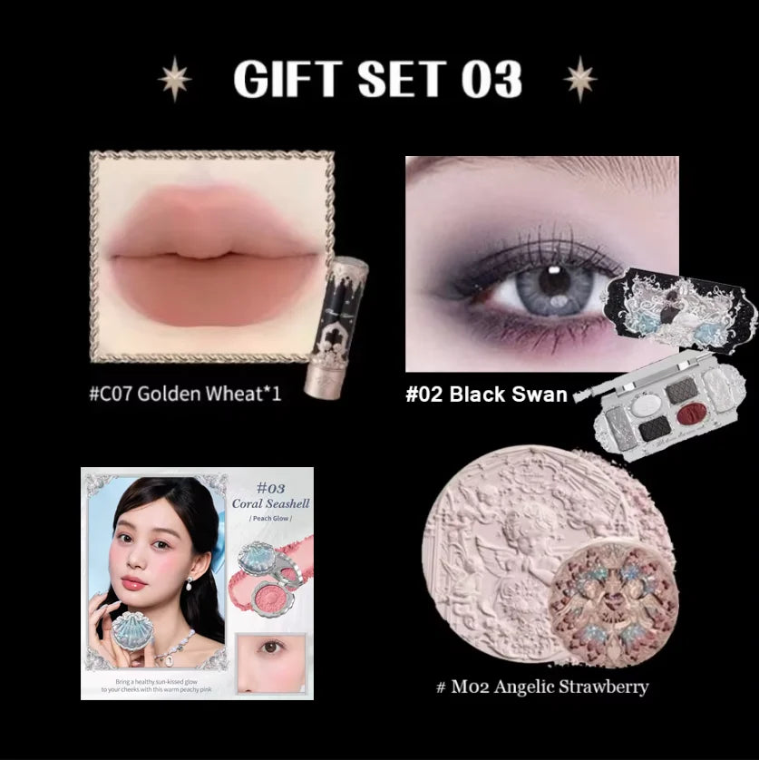 Flower Knows Little Angel Collection Makeup Set - All-in-One Gift Box