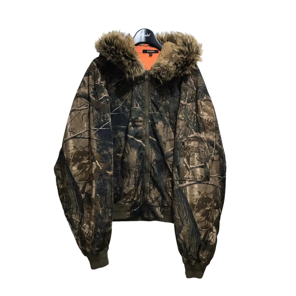 BiggOrange Plum Tree Embroidered Oversized Zipper Hoodie - Pink