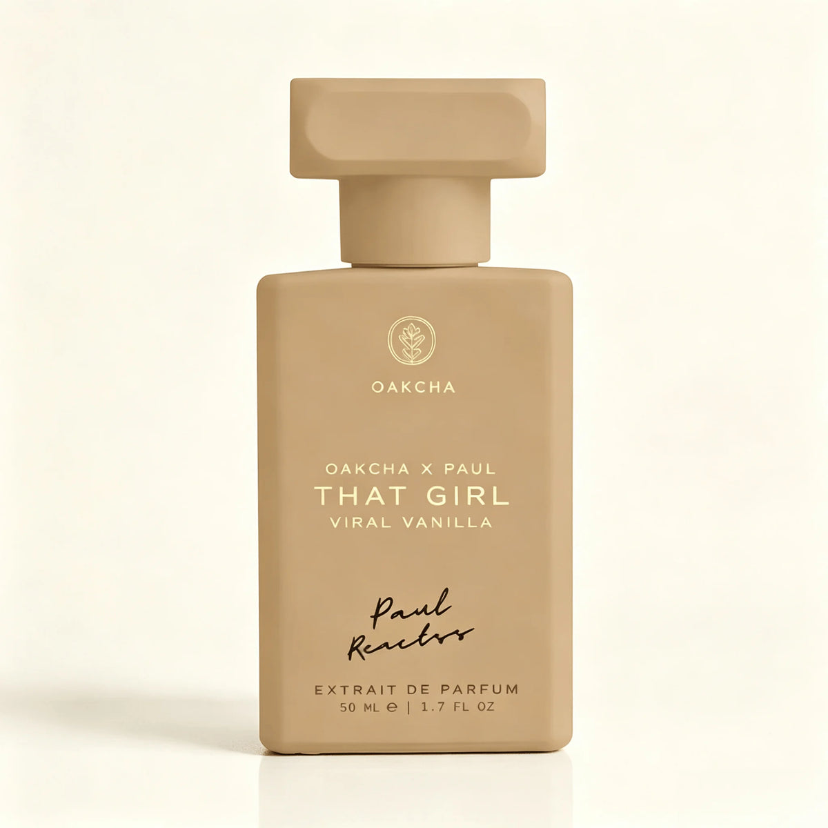 OAKCHA That Girl Viral Vanilla Designer Dupe Women Perfume Viral Warm Creamy Vanilla Sweet Scent 50ml Portable Matte Khaki Bottle Long Wear Feminine Neutral Fragrance Affordable Daily Perfume