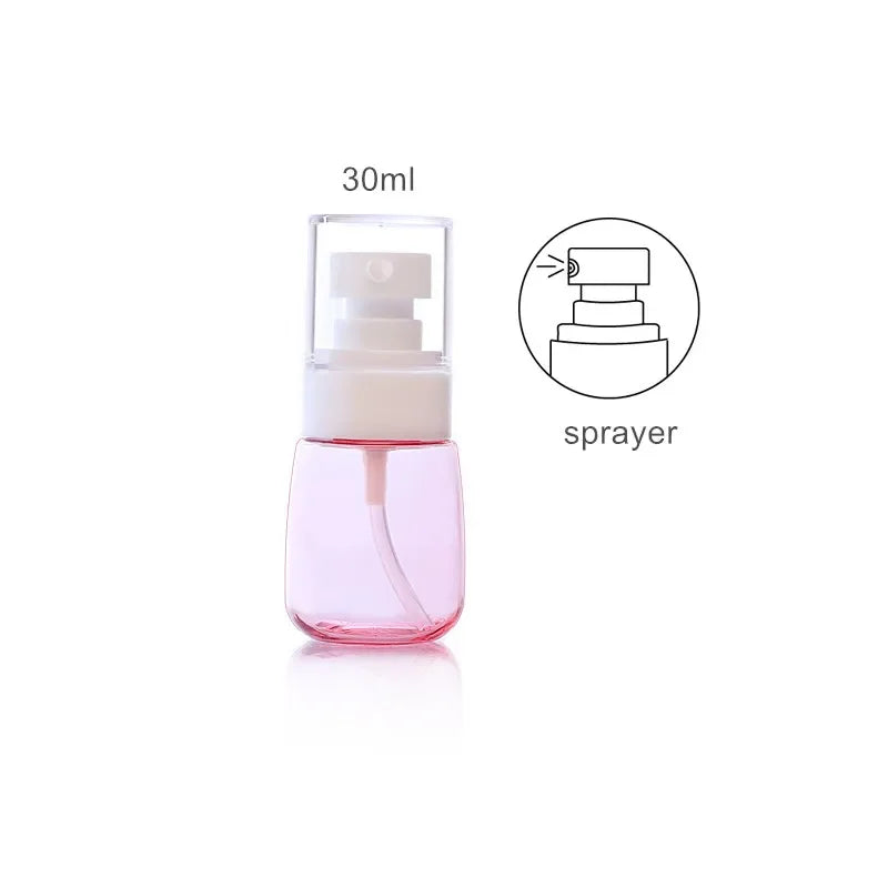 Upg Fine Mist Spray Bottle Set 30ml 60ml 100ml Refillable Travel Bottle With Lotion Pump