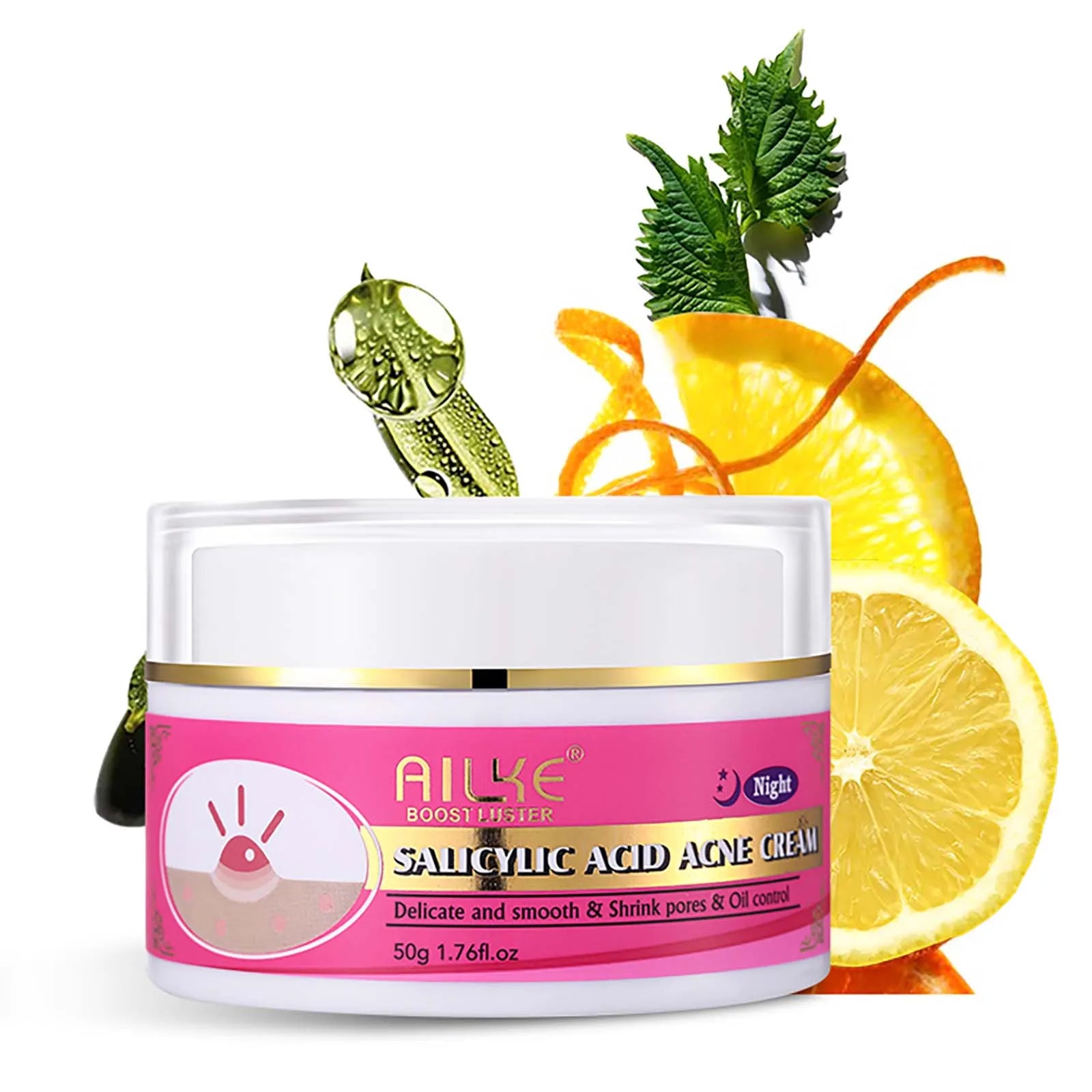 AILKE Natural Skin Brightening Set for All Skin Types, Cleaning, Dark Spots and Acne Removal, Boost Radiance, Organic, Vegan