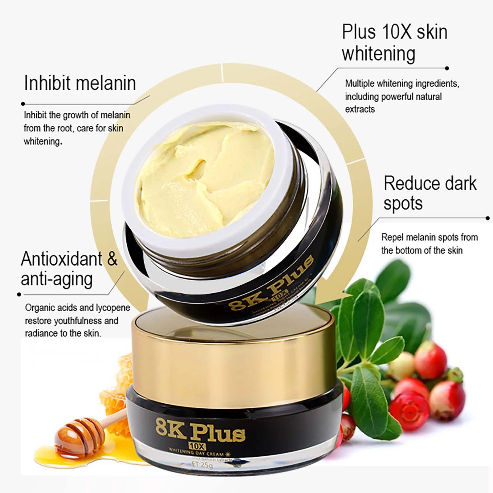 AILKE Whitening Facial Skincare For Women, With Niacinamide, Kojic Acid, Reduce Dark Spots, Hyperpigmentation, Uneven Skin Tone