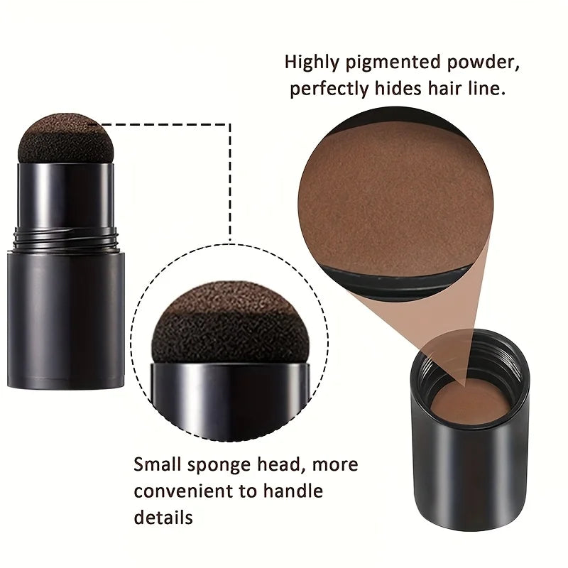 14 Color Temporary Hairline Powder Stick,Waterproof Hairline Filling Powder,Hair Shadow Powder,Hair Shading Sponge Pen
