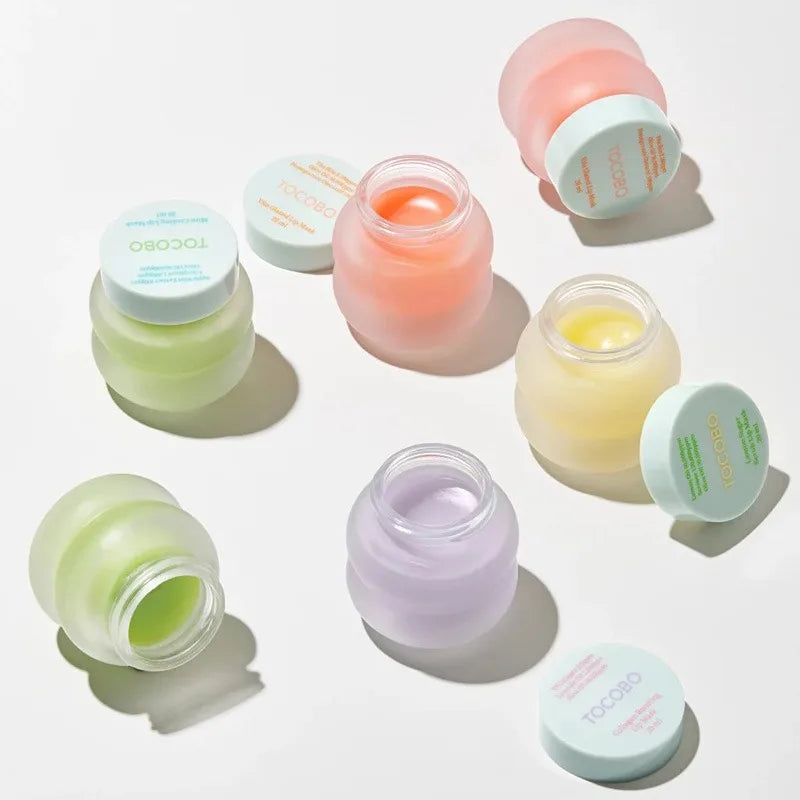 South Korean Skincare Brand Tocobo Ice Cream Texture Lip Mask Repair Ultra Moisturizing Lip Balm Hydrating Glow Non-irritating