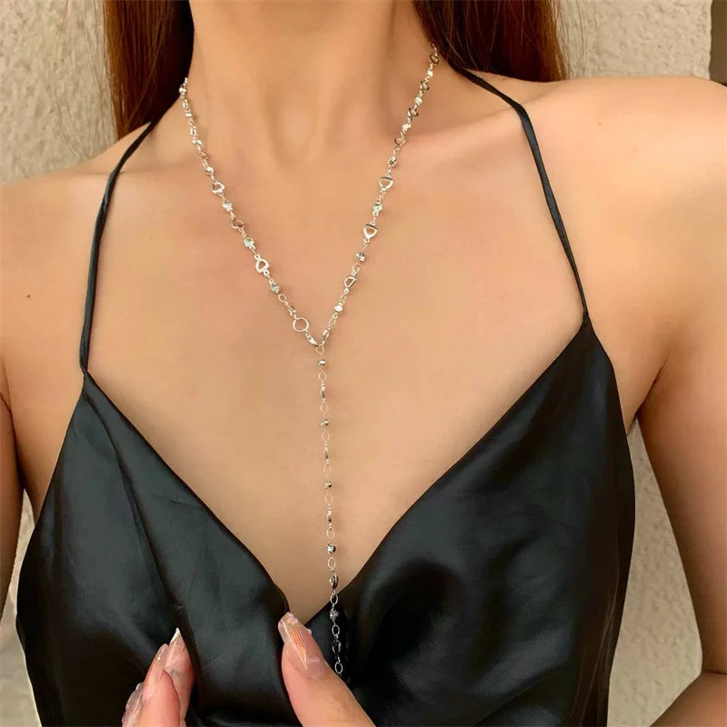 2024 New Luxury Colourful Crystal Zircon Necklace For Women'S Shiny Rhinestone Long Tassel Choker Bohemian Statement Jewelry Gifts