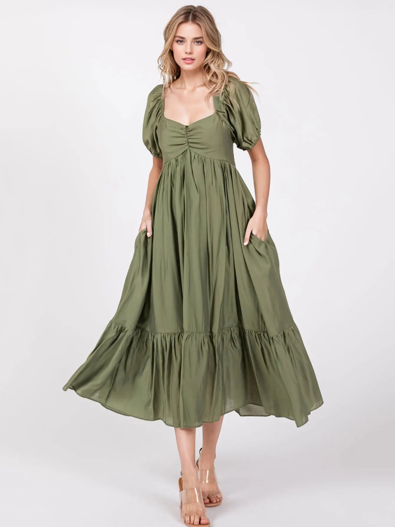2026 Fashion Short Sleeve Dresses for Women Square Collar A-LINE Women Dress Pregnant Dress Women Vestidos De Verano Mujer Q3094