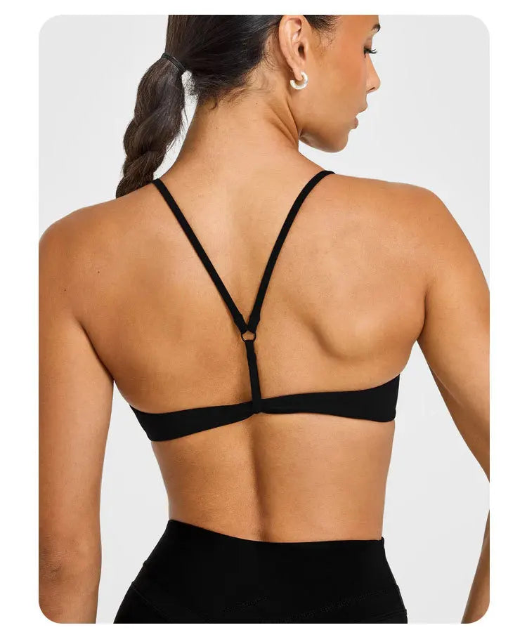 Sexy Fitness Yoga Bras Race Back Sports Bras Nylon Top Women Bra Breathable Underwear for Women Gym Yoga Bras Solid Color