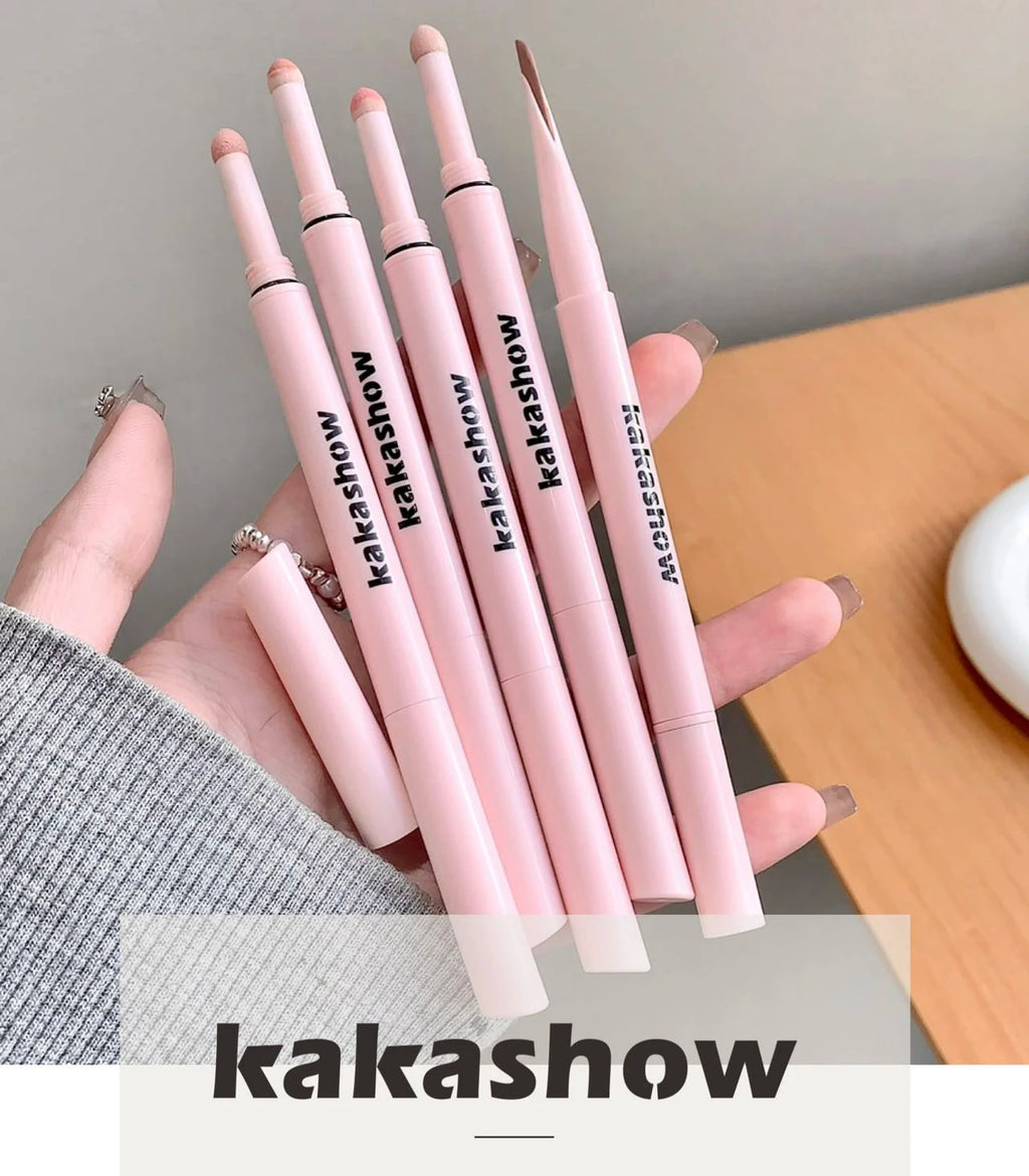 Meniscus Double-end Lying Silkworm Eyeliner Pencil Diamond Glitter Matte Eyeshadow Pen Brightening Cream Shadow Highligh Makeup