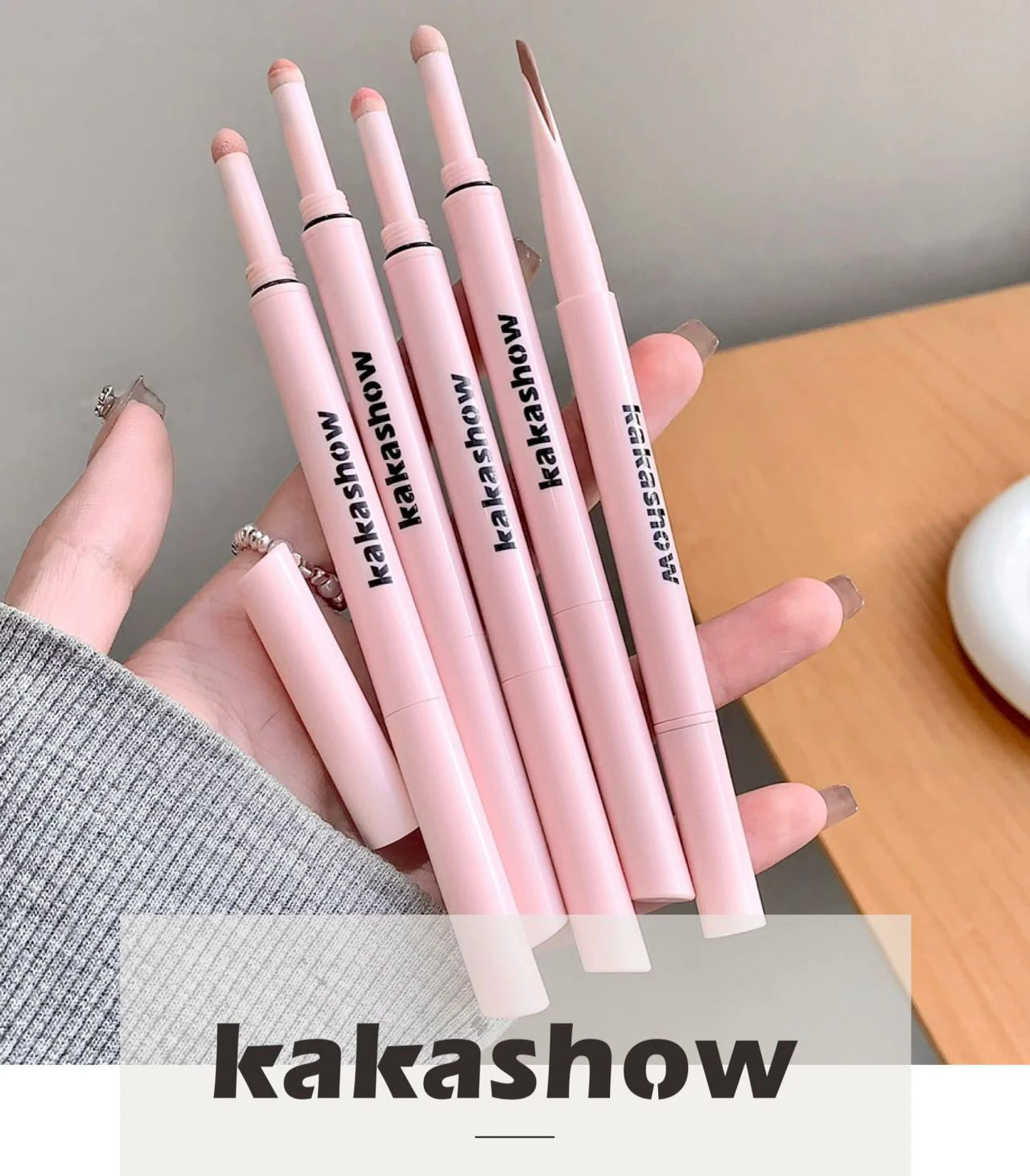 Meniscus Double-end Lying Silkworm Eyeliner Pencil Diamond Glitter Matte Eyeshadow Pen Brightening Cream Shadow Highligh Makeup