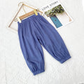 V-TREE Kids Ice Silk Bloomers - Unisex Mosquito-Proof Jogger Pants