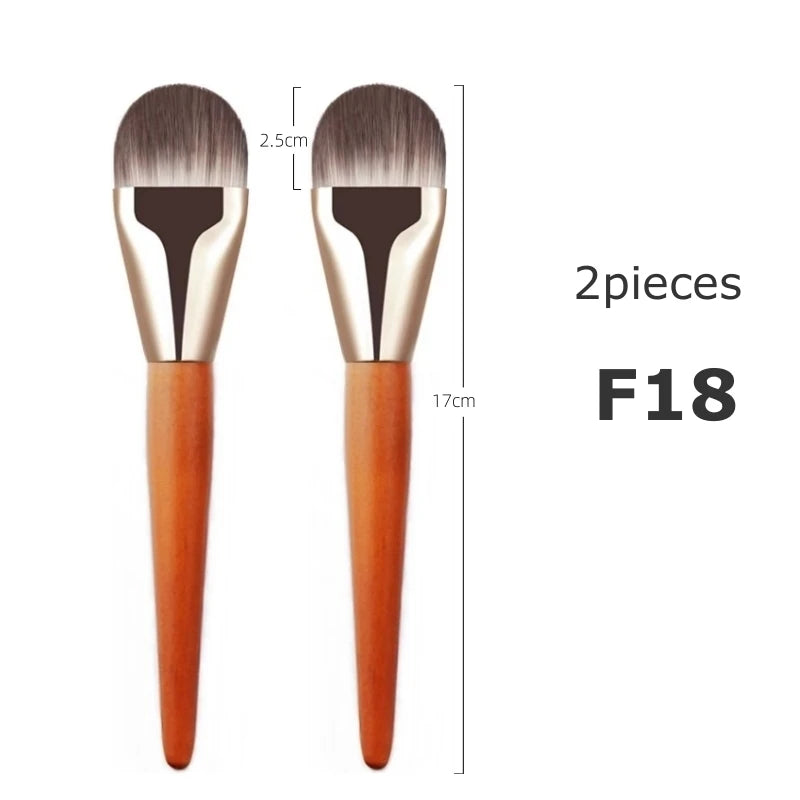 Ultra Thin Foundation Makeup Brushes Flat Top Angled Professional Face Contour Make Up Brush