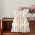 Girls' Summer Dress 2025 New Children's Internet Famous Princess Dress, Girls' Summer Super Fairy Mesh Dress