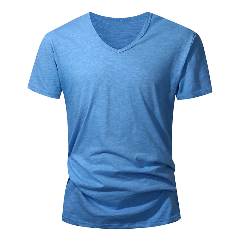 100 Percent Cotton Men T Shirt Soft High Quality Short Sleeve Tee Casual Summer Wear For Men