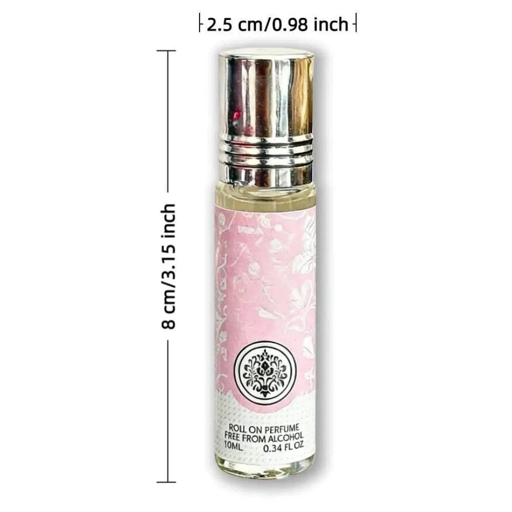 Dopamine Roll-On Body Essential Oil for Women, Portable Eau De Parfum Oil 0.34 Ounce, Liquid Form, for Makeup Dating Birthday Us