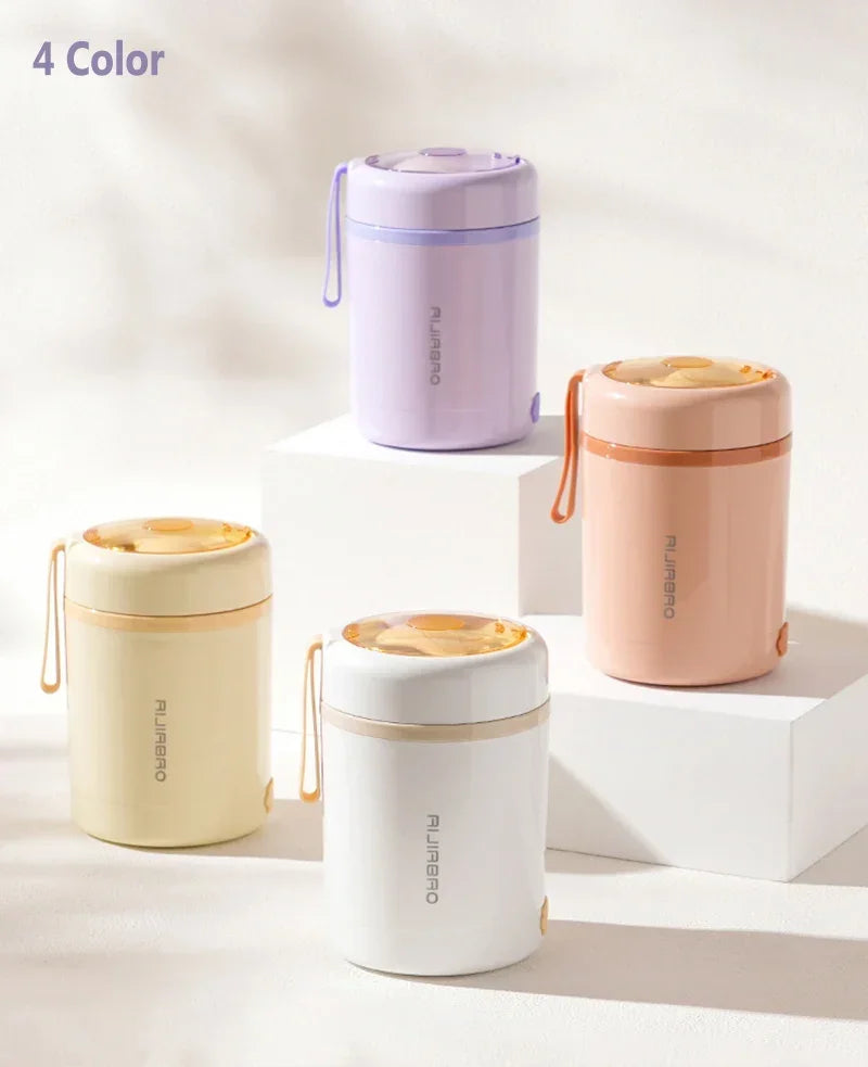 Fiambrera Eléctrica Calefactable USB de 600ML, Portátil para Picnic, Calentador de Leche y Alimentos, Contenedor Calentador de Alimentos de Acero Inoxidable 5V 12V 24V