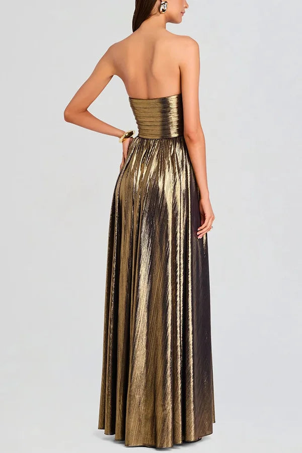 Sexy Sleeveless Backless Long Dresses For Woman Evening Party Solid High Fork Maxi Dress Vestidos Growns Nightclub