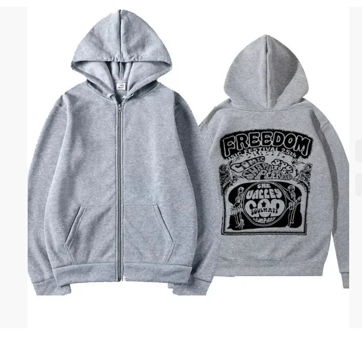 Fashion streetwear Y2K for Men and Women Zipped Hoodie Cry of Fear Simon's hooded Jacket Hip-hop Men's Casual Hooded Sweatshirt